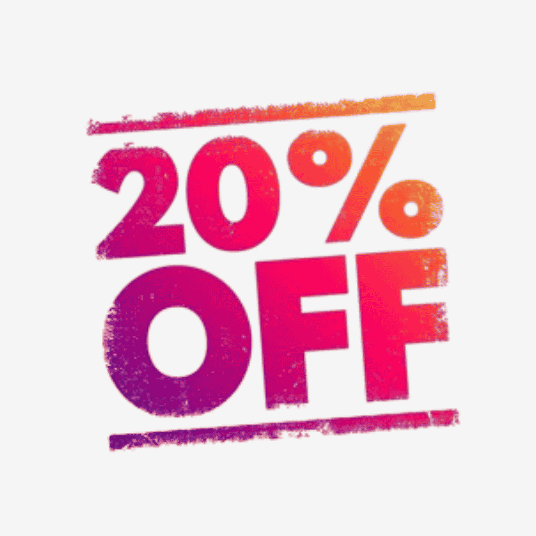 20% DE DESCUENTO